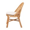 bali & pari Daniela Rattan Dining Chair Light Honey/White - 2 of 4