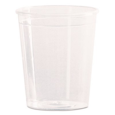 WNA Comet Plastic Portion/Shot Glass, 2 oz, Clear, 50/Pack, 50 Packs/Carton