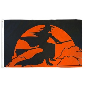 Maison 3'x5' Ft Halloween Witch Poly Flag Perfect For Outdoor & Indoor Use - 1 of 3