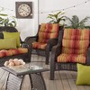 Kensington Garden 2pc 24"x22" Outdoor Seat and Back Chair Cushion Set - 4 of 4