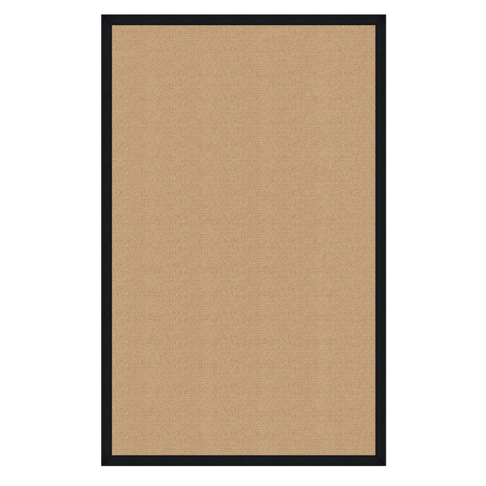 9'10inx13' Athena Sisal Rug Black/Beige - Linon