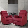 Artful Living Design Ofelia Swivel Set of 2 Recliners - 2 of 4