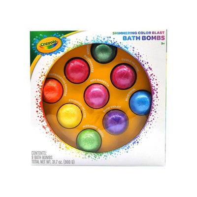 Crayola Jumbo Bath Bomb Set - 9pk