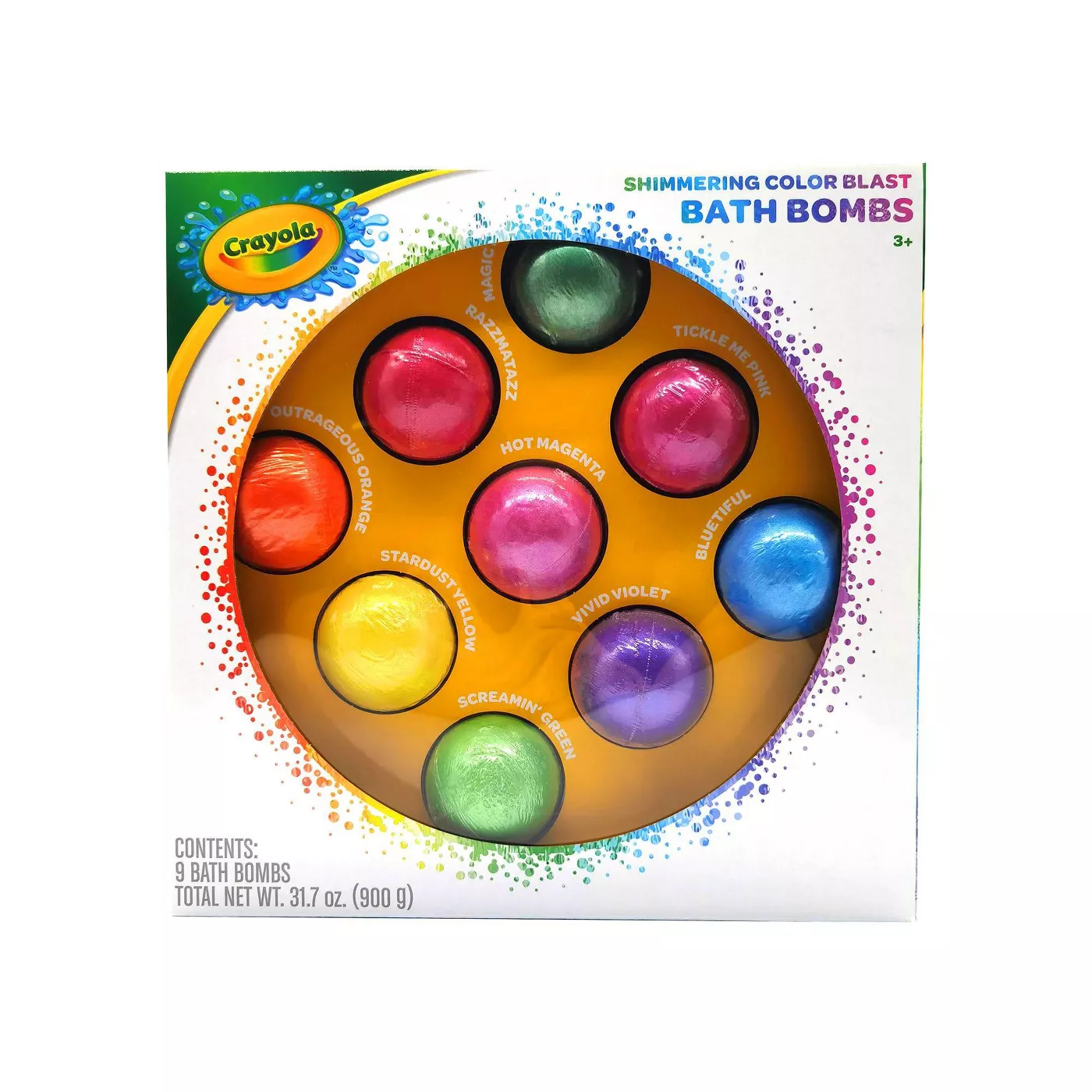 Crayola Jumbo Bath Bomb Set - 9pk - image 1 of 3