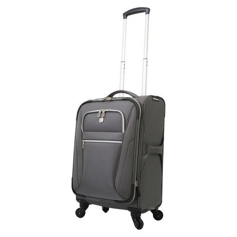 Swissgear Checklite Softside Carry On Suitcase - Charcoal : Target