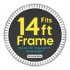 Yescom Trampoline Replacement Mat W/72V-Ring For 14" Trampoline Frame 7" Spring , UV Resistant Outdoor Garden - 3 of 4