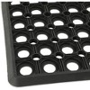 Juvale Black Rubber Welcome Door Mat Nonslip Indoor Outdoor Doormat (23.5 x 15.75 Inches) - 3 of 4