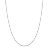 Black Bow Jewelry 1.4mm Sterling Silver Solid Beveled Oval Cable Chain Necklace - 3 of 4