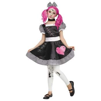Fun World Girls' Broken Doll Dress Costume