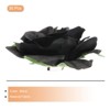 Unique Bargains Soft Fabric Weddings Party Women Rose Flower Hair Clips 30 Pcs - 3 of 4