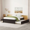 NicBex Full Size Wood Bed Frame with Twin Trundle and 2 Drawers for Adults - 4 of 4
