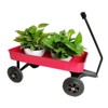 VisioGear Portable Outdoor Wagons with Wheels, Portable Carts for Children Kids, Red, 38.19"*14.76"*29.53" - 4 of 4