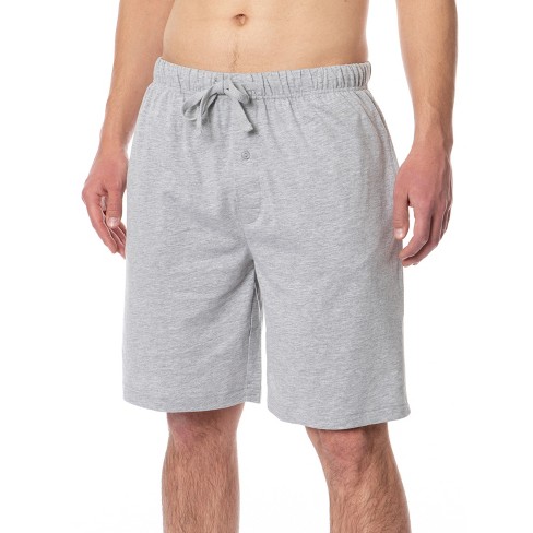 Real Essentials Men's 4-Pack Soft Knit Sleep Shorts, Sizes S-3XL