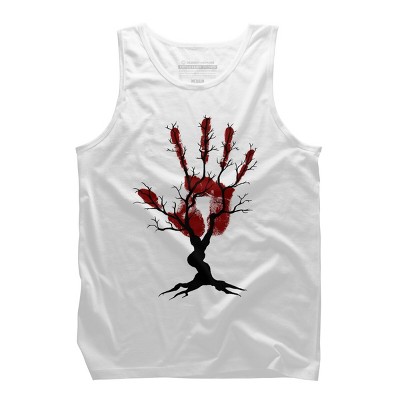 Men's Design By Humans Halloween Tree By aisenArt Tank Top