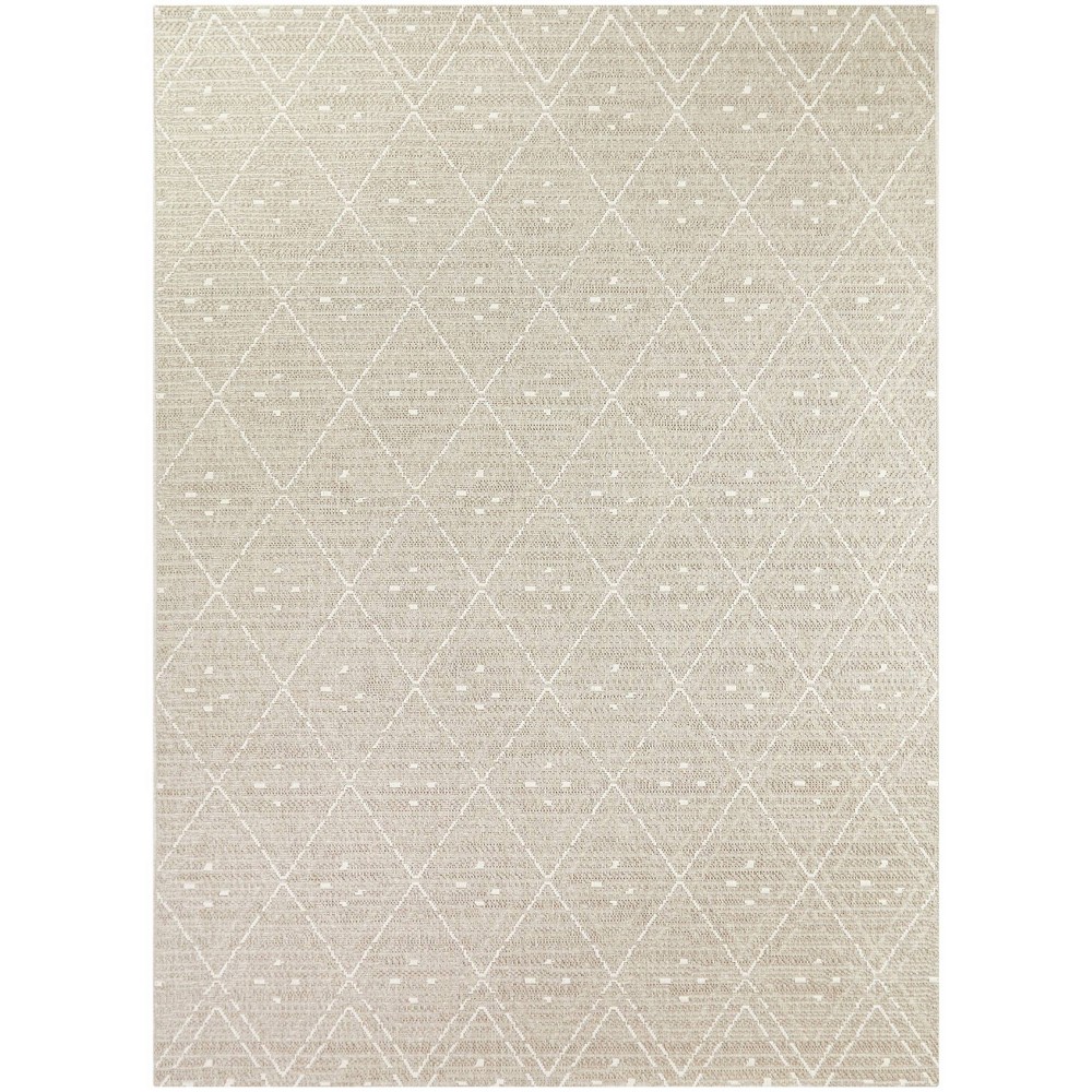 9'x12' Diamond Outdoor Rug Brown - Project 62™