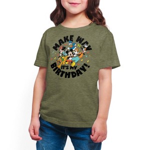 Girls' - Disney - Make Way It's My Birthday Short Sleeve Graphic T-Shirt - 1 of 4