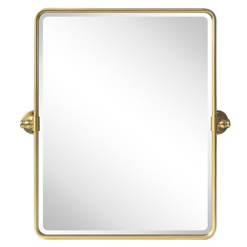 TEHOME Woodvale Rectangular Metal Framed Wall Mounted Bathroom Vanity Mirror - image 1 of 4