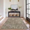 Indoor Modern Washable Living Room Rugs, Ultra Thin Soft Non Slip Geometric Checkered Throw Carpet for Bedroom Dining Room - 4 of 4