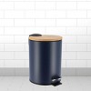 Evideco French Home Goods Bathroom Accessories with Natural Accents, Modern 6-piece Set - 4 of 4