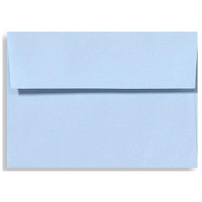 LUX A6 Invitation Envelopes 4 3/4 x 6 1/2 50/Box Baby Blue EX4875-13-50