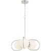Quorum Lighting Belmont 3 - Light Chandelier in  Polished Nickel - 2 of 2