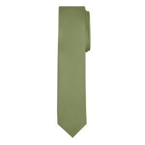 Jacob Alexander Men's Solid Color 2" Skinny Neck Tie - 1 of 4
