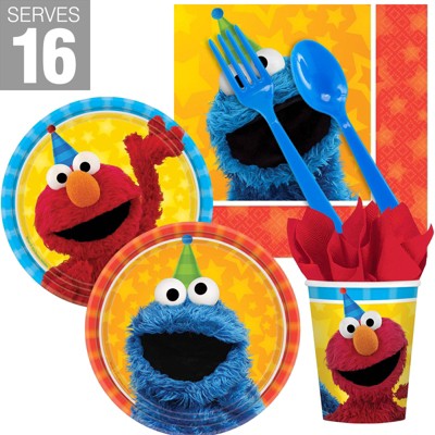 Birthday Express Sesame Street Snack Pack - Serves 16 Guests