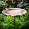 Good Directions 33" Greek Inspired Copper Fairy Bird Bath - Black & Copper - 3 of 4
