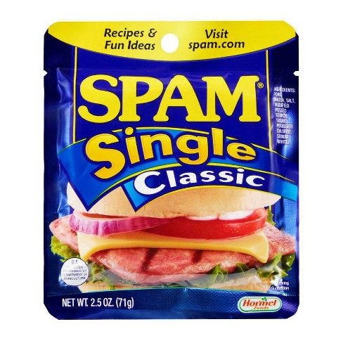 Spam Single Classic Slice - 2.5oz : Target