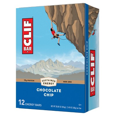 Image of CLIF Bar Chocolate Chip Energy Bars - 12ct