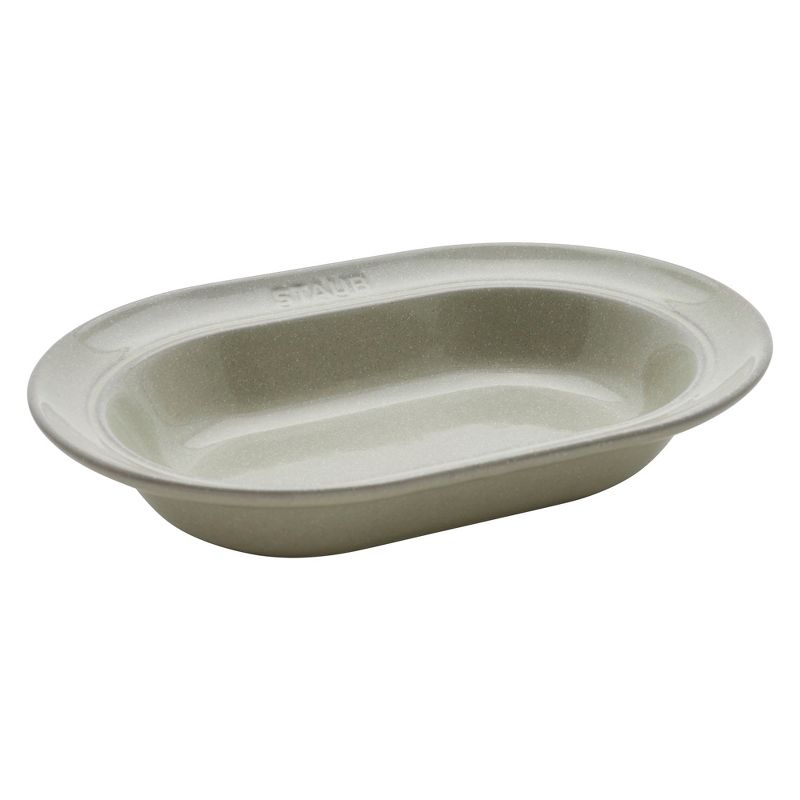 STAUB Ceramic Dinnerware 10-inch Oval Serving Dish, 1 of 6