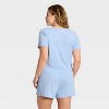Women's Pointelle Short Sleeve Top and Shorts Pajama Set - Wild Fable™ - 2 of 3