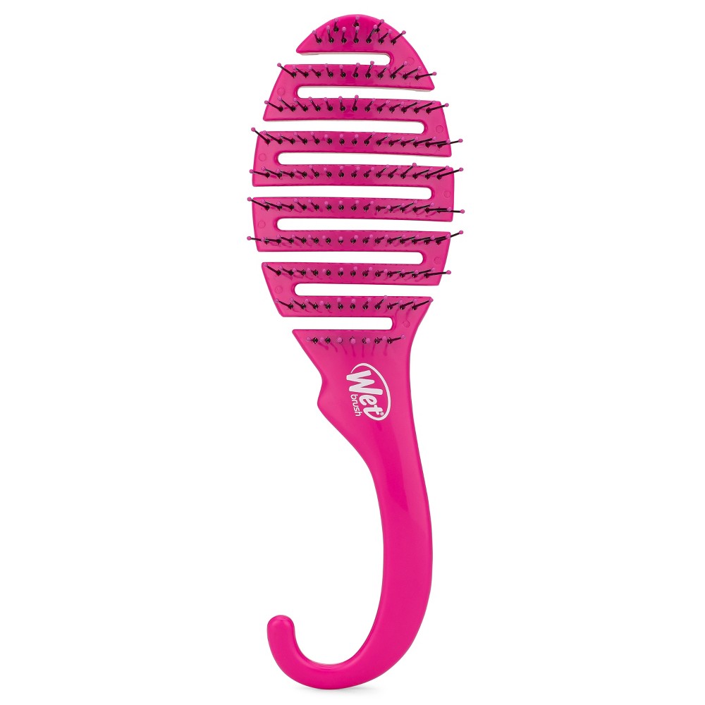 case of 4 Wet Brush Shower Detangler Hair Brush - Fuchsia