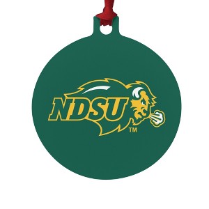 North Dakota State Bison Logo Aluminum Holiday Christmas Tree Ornament - 1 of 4