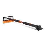 Snow Moover 58" Extendable Snow Brush with Squeegee & Ice Scraper