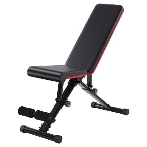 BestParts Weight Bench Adjustable Workout Bench for Home Gym, Foldable Bench Press, 795LBS Capacity Incline Decline Sit-Up Bench, Black - 1 of 4