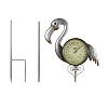 Swim Central 41.75" Iron Flamingo Garden Stake Thermometer - 2 of 3