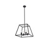 Elegant Lighting Declan 20 inch pendant in black - 3 of 4