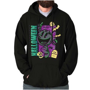 PACMAN Halloween Video Game Credit Hoodie Sweatshirt Women Men Brisco Brands - 1 of 4