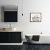 Stupell Industries Hog Bathroom Pigs Black Framed Floater Canvas Wall Art - 2 of 4