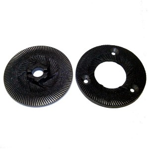 Diamant Grain Mill Replacement Burrs, Set of All-Purpose Burrs, Replacement Part for Hand Grinding Standard Flour - 1 of 3