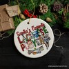 Santa's Favorite Lacrosse Player Christmas Ornament, American Sport Appreciation Gift| OrnamentallyYou - 4 of 4