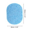 Unique Bargains Reusable Facial Sponges 4.13"x3.35"x0.31" 1 Pc - 3 of 4