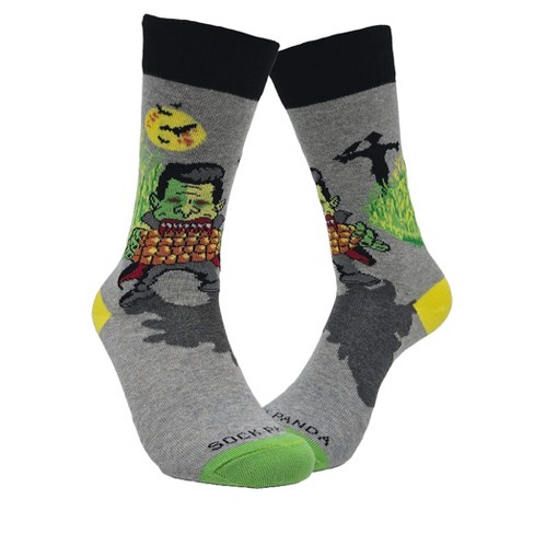 Dracula Eating Corn Socks from the Sock Panda (Tween Sizes, Small) - image 1 of 4