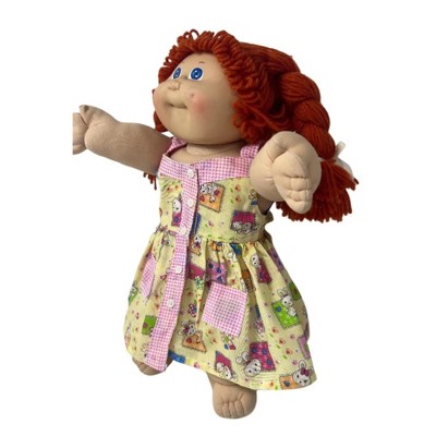 Детские куклы Doll Clothes Superstore Bunny Print Sundress for 15 Inch Cabbage Patch Kid & Baby Dolls — фото 3