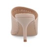 Journee Collection Womens Leighton Soft Knit Slip On Open Toe Pumps - 3 of 4
