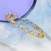 Ross-Simons Sterling Silver and 14kt Yellow Gold Xo Link Bracelet - 4 of 4