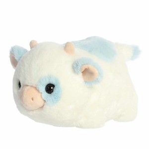 Aurora Medium Bonnie Blueberry Cow Spudsters Adorable Stuffed Animal Blue 10.5" - 1 of 4