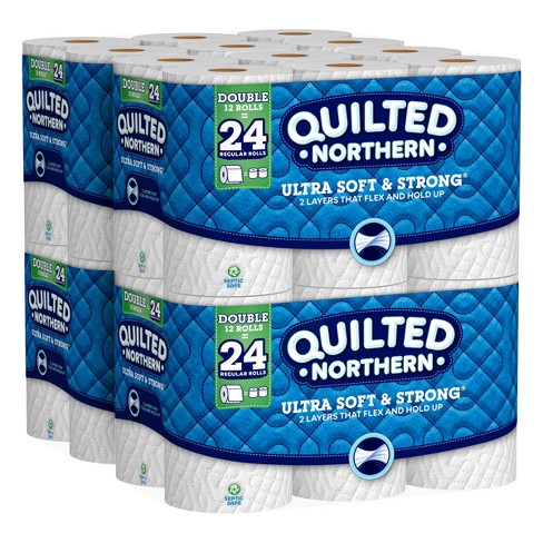 rolls northern quilted toilet paper ultra double strong soft regular tissue ply pack roll target four count officelle frumcare