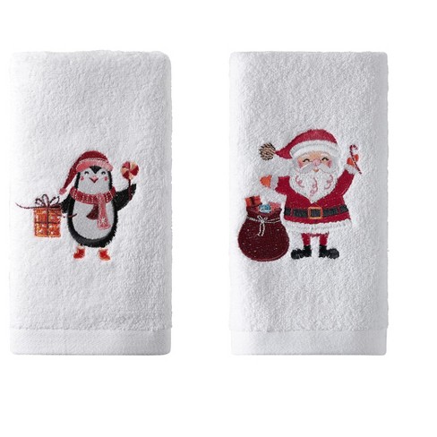 Shop American-Made and Woven, Red + White Hand Towel